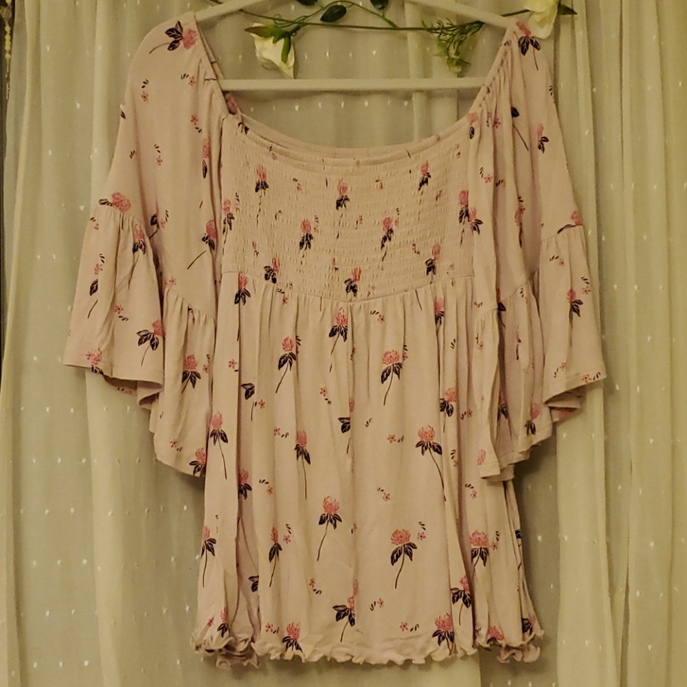 Free People Off Shoulder Tunic-Dress
